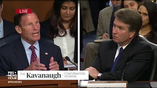 WATCH: Sen. Richard Blumenthal condemns attack on rule of law in Kavanaugh hearing
