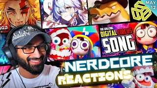 Nerdcore Reactions | 954mari Shwabadi Cam Steady Nerdout GameboyJones HalaCG