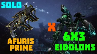 Warframe | Eidolon 6x3 Solo | AFURIS PRIME | No Riven/Bless/Cipher/Pads