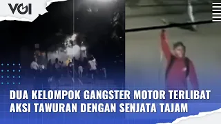 Suasana Mencekam, Aksi Dua Kelompok Tawuran di Pemukiman Warga