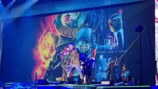 IRON MAIDEN, Wasted Years + band goodbye, Antwerp, 2023