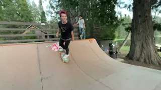 Mini ramp by the lake