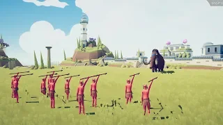 10 SPEAR THROWERS vs ALL UNITS - Totally Accurate Battle Simulator TABS