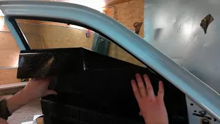 Тонирование передних стекол автомобиля без разбора.