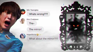 BTS Texts- The Haunted Mirror (Halloween Special🎃👻) *Repost*