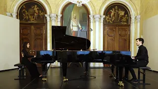 Rachmaninov Suite 2 op.17,  I. Introduction  - Anton & Maite Piano Duo