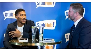 An Evening with Anthony Joshua at The O2's All Bar One