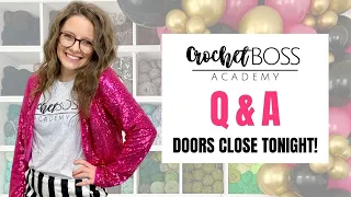 Crochet Boss Academy Live Q&A