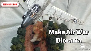 Make Aircraft diorama display stand