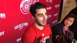 Robby Fabbri makes impact in Red Wings debut