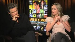 Colin Firth and Emily Blunt - Arthur Newman - Interview