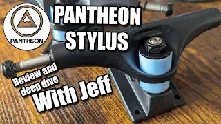 Pantheon Stylus Longboard Trucks Initial Impressions and Review - with Jeffrey Vyain