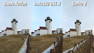 GoPro 8 vs Insta360 ONE R vs DJI Osmo Action (Image & Video Quality Comparison Test)