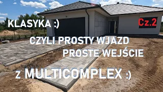 Klasyka :) Czyli prosty wjazd z kostki multicomplex :) #brukarzbydgoszcz #brukarzyoutube #gehl4625