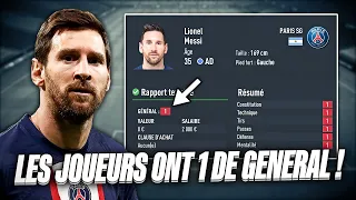 TOUS LES JOUEURS ONT 1 DE GÉNÉRAL EN MODE CARRIÈRE ! (Expérience FIFA 23)