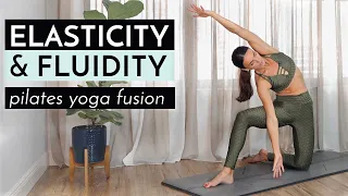 40 MIN PILATES YOGA WORKOUT // Elasticity, Tone, Fluidity