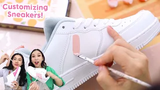 I Tried Customizing Sneakers 👟 | TINA TRIES IT