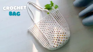 Easy Crochet Tote Bag | Crochet Bag for Beginners Step by Step | ViVi Berry Crochet