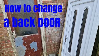 How to fit a new UPVC door.