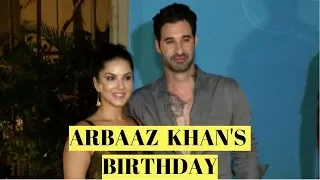 Sunny Leone & Daniel Weber At Arbaaz Khan's Birthday Party Celebration