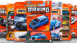 Preview - Matchbox Moving Parts, Basics, Candy Series & 5 Packs with Complete Links.