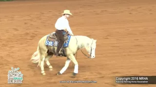 A Stylish Gunner ridden by Liam Alex MacNeill  - 2016 NRHA Derby (Open Finals, Sec. 1)