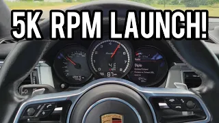 Porsche Macan Turbo Launch Control & Acceleration