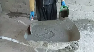 Kaba sıva yapımı,rough plaster making.