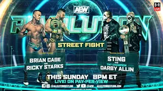 Street Fight Trailer: Sting, Darby Allin vs. Brian Cage, Ricky Starks | AEW Revolution 2021