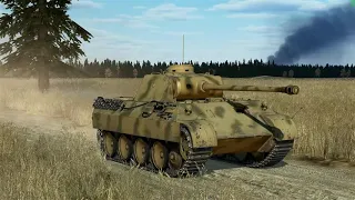 Panther Vs. T34 (IL-2 Tank Crew)