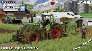 We flipped full MANURE SPREADER | Animals on Haut-Beyleron | Farming Simulator 22 | Episode 45