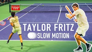 Taylor Fritz | Forehand & Backhand [Slow Motion 4K 120fps]