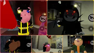 ALL Jumpscares in Piggy Insane Mode Ch. 9 - CITY