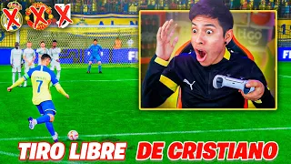 CRISTIANO RONALDO DESTROZA A SUS EX EQUIPOS en FIFA23 😱 *Epic TIRO LIBRE*