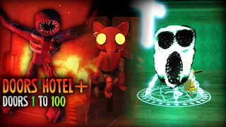 ROBLOX - DOORS HOTEL+ - [Doors 1 to 100 | Full Walkthrough]