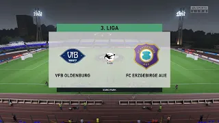 FIFA 23 | VFB Oldenburg vs FC Erzgebirge Aue - 3. Liga | Gameplay