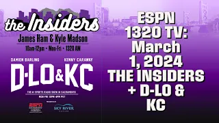 Kings Begin the Weekend Against Minnesota - March 1: The Insiders  D-Lo & KC