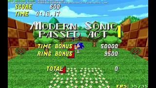 Sonic Robo Blast 2 - Any% Speed Run [Modern Sonic] Greenflower Zone Act 1