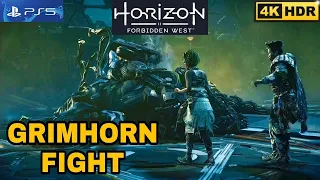 GRIMHORN Fight Horizon Forbidden West PS5 4K HDR