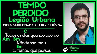 TEMPO PERDIDO - LEGIÃO URBANA l Cifra Letra e Música Como Tocar Violão Guitarra Teclado Aula Fácil