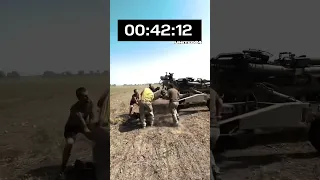 HOWITZER in Ukraine. JUST 90 seconds to get out... #shorts #warinukraine #howitzer