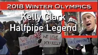 Kelly Clark Halfpipe Legend - 2018 Winter Olympics!