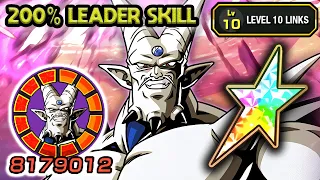 200% LEADER SKILL! 100% F2P LR SHADOW DRAGONS LEVEL 10 LINKS! Dragon Ball Z Dokkan Battle