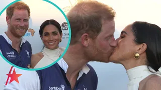 Meghan Markle & Prince Harry KISS At Polo Match