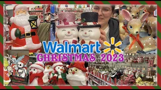 WALMART CHRISTMAS 2023! SHOP WITH US for vintage inspired Christmas decorations!