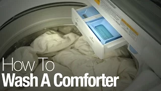 How to wash your comforter at home