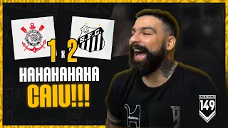 CORINTHIANS 1X2 SANTOS - CAIU!! SYLVINHO FORA DO CORINTHIANS, OBRIGADO CARILLE KKKKKKKKKKKKKKKKKKKKK