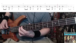 Come Together by Aerosmith - Bass Cover with Tabs Play-Along