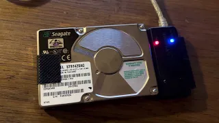 Spin up and spin down of a partially failing Seagate Marathon ST91420AG