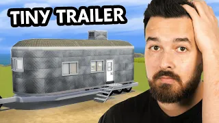 I built a Tiny Trailer in The Sims 4! (Using AI to choose my build)